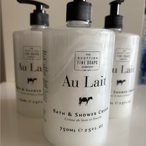 Au Lait Bath & Shower Cream - White